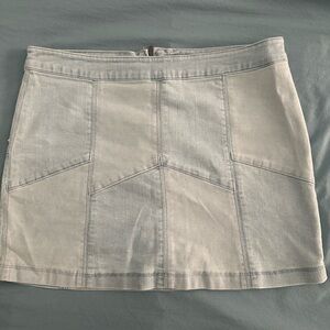 Altar'd State Light Denim Mini Skirt